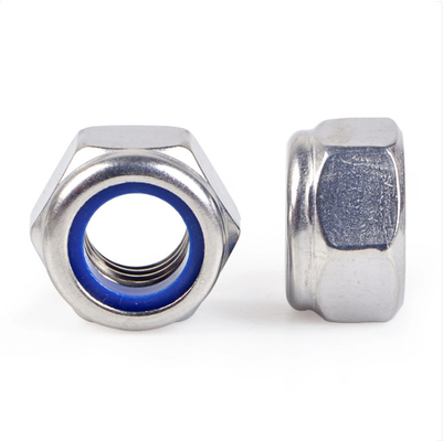 DIN985 Sicherungsmutter, weißes Zink, blaues weißes Zink M6-M36
