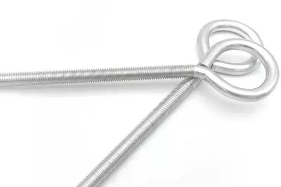 Ringschraube mit Vollgewinde, verzinkt und Standard ASTM A307 Klasse 4.8