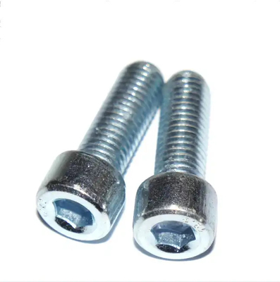Verbindungselemente Hex-Socket-Schraube Kohlenstoffstahl Weißzink 8.8
