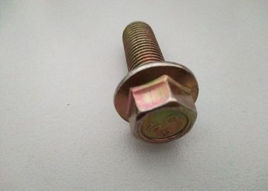Hexagon Flanschkopf Metallbolzen und -muttern Gelb 4.8 Kohlenstoffstahl DIN