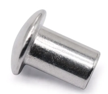 Ss304 Ss316 12 mm 10 mm Flachkopf Halbrohrhautverschlüsse Runderkopf Hohlverschlüsse
