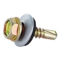 Eisenfarbe Zink Sechseckbohrschwanz Schraubschwanz