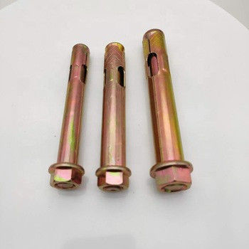 Hülsenankerbolzen, Verbindungselemente aus Kohlenstoffstahl, M6-M24, gelb