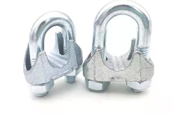 Din741 Metallseilclip Gusseisen mit U-Schrauben Zink 6mm