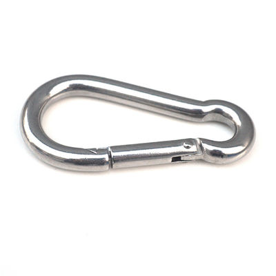 DIN 5299 Feder-Snap-Hook-Karabiner aus weißem, mit Zink beschichtetem Kohlenstoffstahl