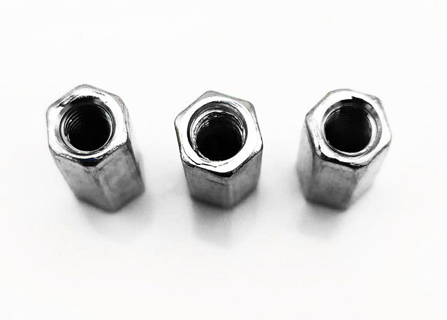 DIN931 Hexen-Kopf-langer Nuss-Kohlenstoffstahl-weißer verzinkter völlig Faden M10 der handelsüblichen Qualität 8,8